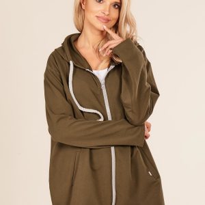 Wholesale Khaki oversized sweatshirt