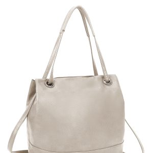 Wholesale APRICOT SHOPPER BAG WITH LUIGISANTO POCKET