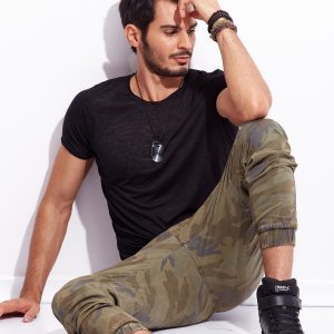 Wholesale Men's Black Cotton T-Shirt