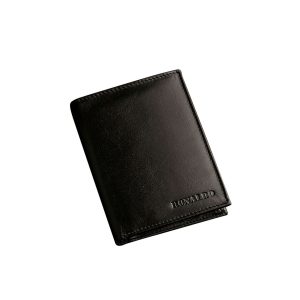 Wholesale Black Vertical Leather Men's Wallet