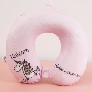 Wholesale Pink Unicorn Travel Pillow