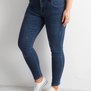 Wholesale Deep blue jeans PLUS SIZE