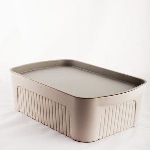 Wholesale Light grey pastel box with lid