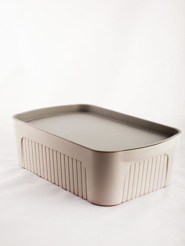 Wholesale Light grey pastel box with lid