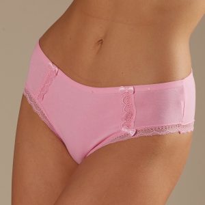 Wholesale Pink Women's Briefs with Lace