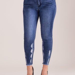 Wholesale Skinny jeans blue PLUS SIZE