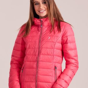 Wholesale Outhorn Dark Pink Quilted Winter Jacket