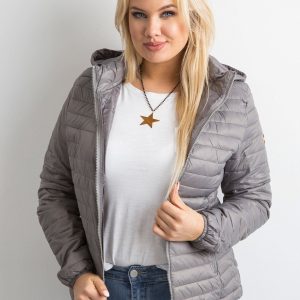 Wholesale Grey Plus Size Transition Jacket