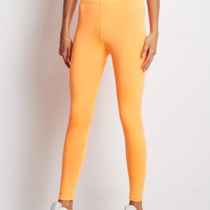 Wholesale Fluo orange long thin running leggings