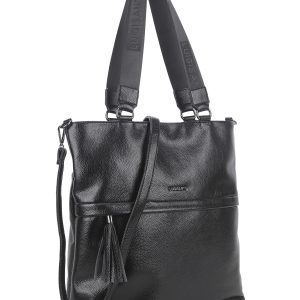 Wholesale LUIGISANTO Black Large Shoulder Bag