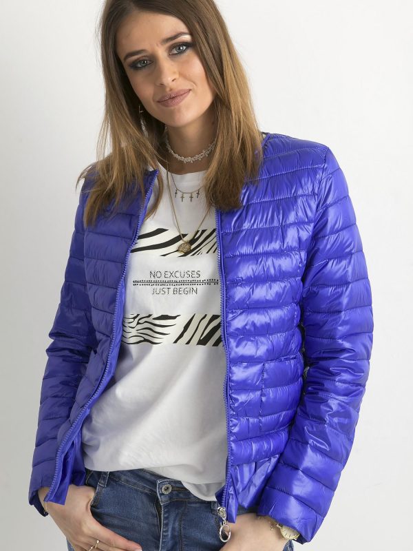 Wholesale Ruffle cornflower transition jacket