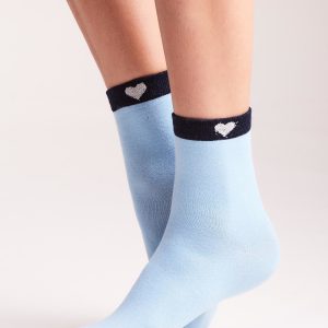 Wholesale Women's socks with hearts 5-pack