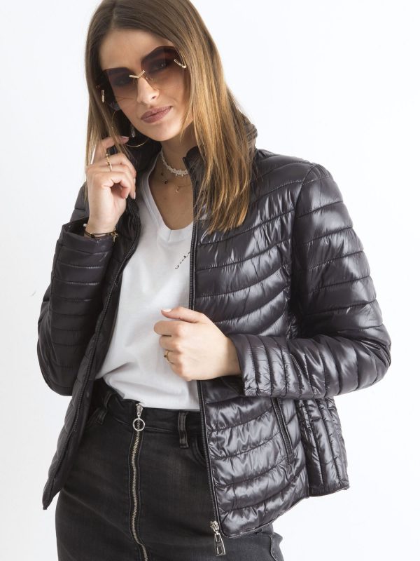 Wholesale Black Quilted Transition Jacket