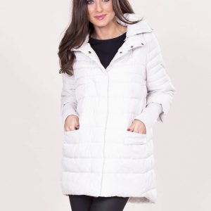 Wholesale Beige jacket for winter with hood