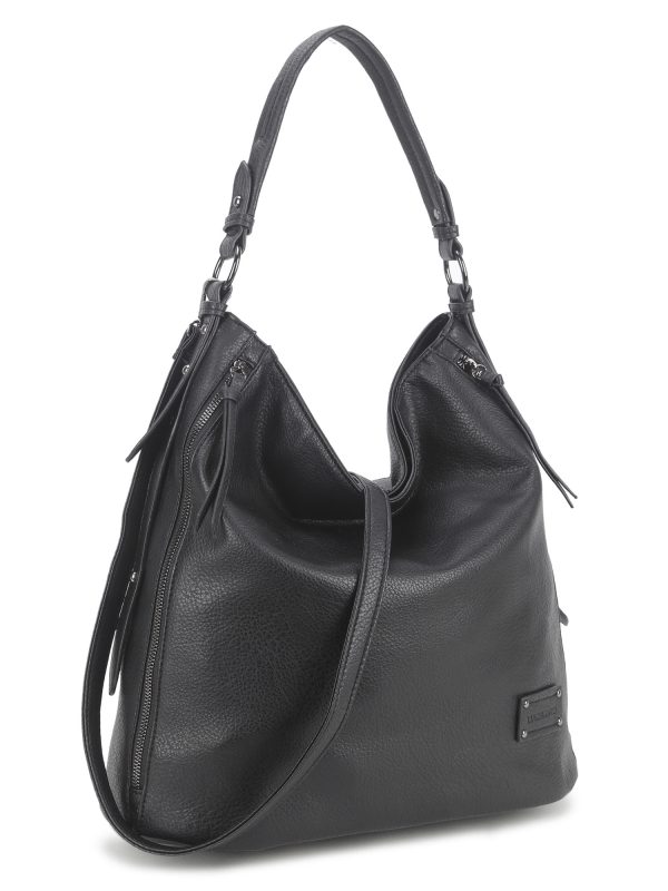 Wholesale LUIGISANTO black elegant shopper bag