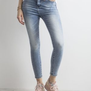 Wholesale Blue jeans with wash effect