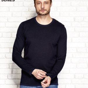 Wholesale Navy blue men's sweater with buttons