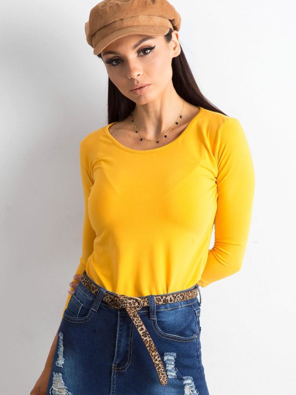 Wholesale Dark yellow blouse Mona