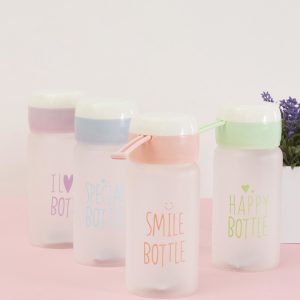 Wholesale Light Pink Eco-Friendly Bottle with Inscription