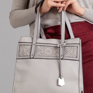 Wholesale Grey bag with studs