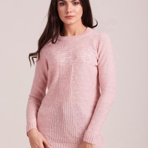 Wholesale Women's powder pink sweater