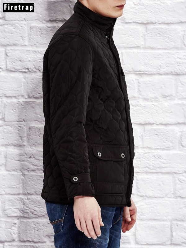 Wholesale FIRETRAP Black quilted jacket for boy