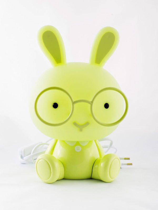 Wholesale Light green wired led night light BUNY