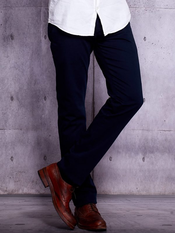 Wholesale Navy Blue Men's Chinos