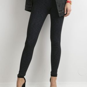 Wholesale Navy Blue Knitted Leggings