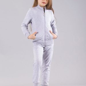 Wholesale Grey girl set with pockets