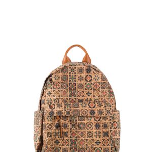 Wholesale Green capacious cork backpack