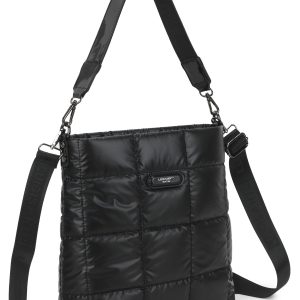 Wholesale LUIGISANTO Black Quilted Shoulder Bag