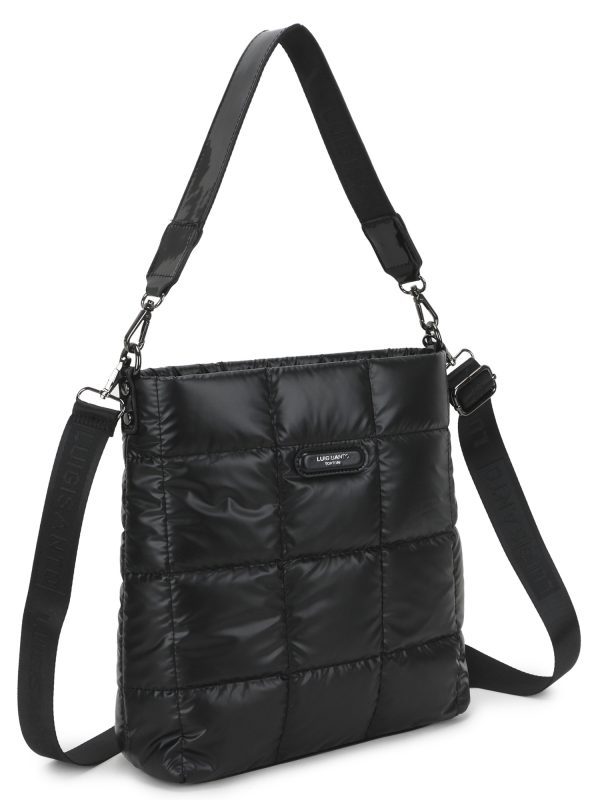 Wholesale LUIGISANTO Black Quilted Shoulder Bag