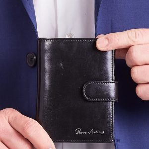 Wholesale Men's Leather Wallet Black