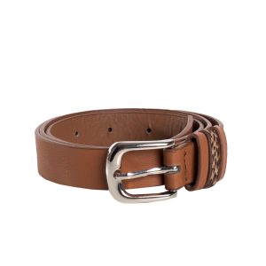 Wholesale Women's Brown Strap With Silver Buckle