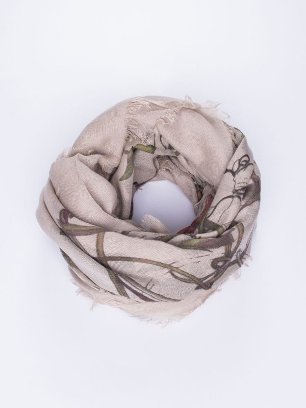 Wholesale Beige women's sling in plant ornament