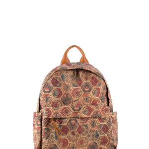 Wholesale Pink cork backpack with pocket