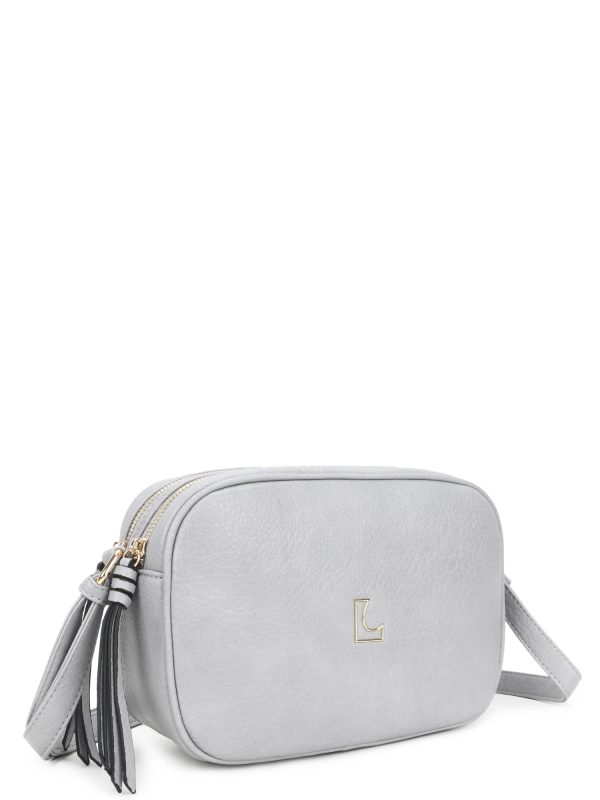Wholesale Grey Luigisanto Eco Leather Messenger Bag