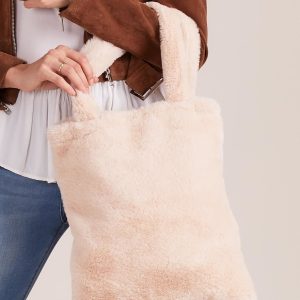 Wholesale Beige Fur Bag