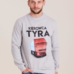 Wholesale Grey cotton sweatshirt for men