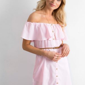 Wholesale Pale pink spanish dress