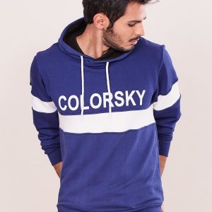 Wholesale Blue hoodie for man