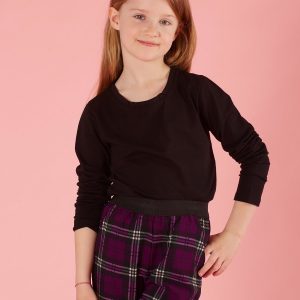 Wholesale Black girl's blouse basic