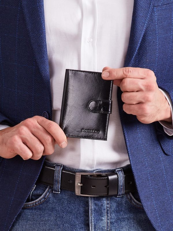 Wholesale Black Men's Leather Wallet