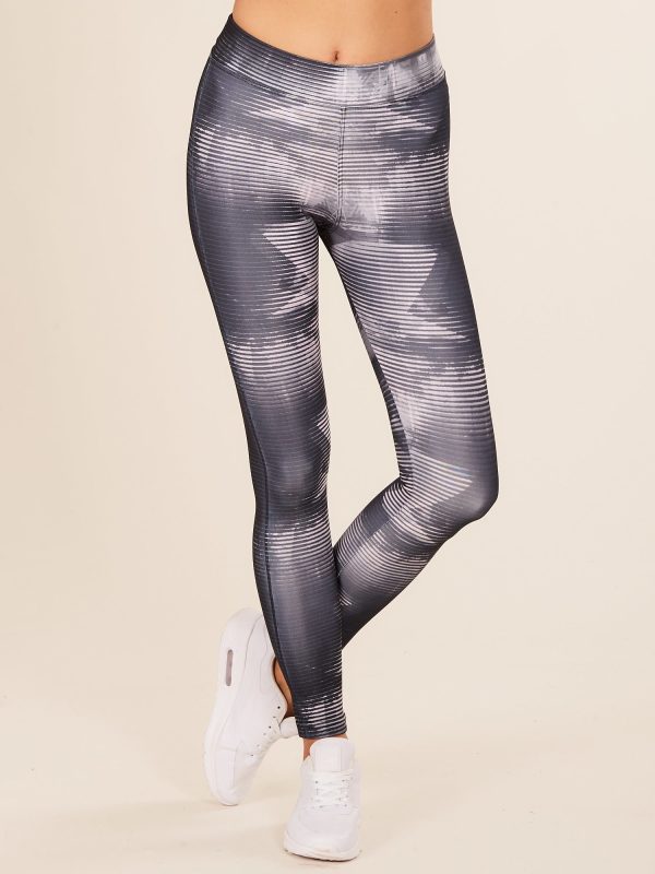 Wholesale Dark Grey Patterned Leggings