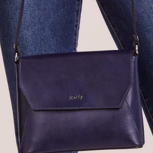 Wholesale Elegant leather handbag navy blue