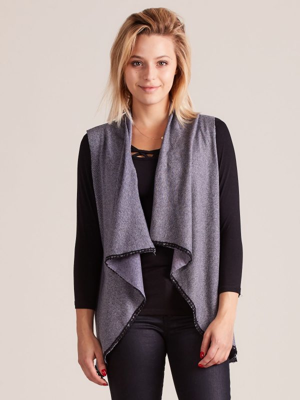 Wholesale Dark Grey Melange Sweater