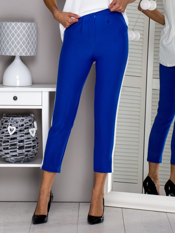 Wholesale Blue pants with stripes