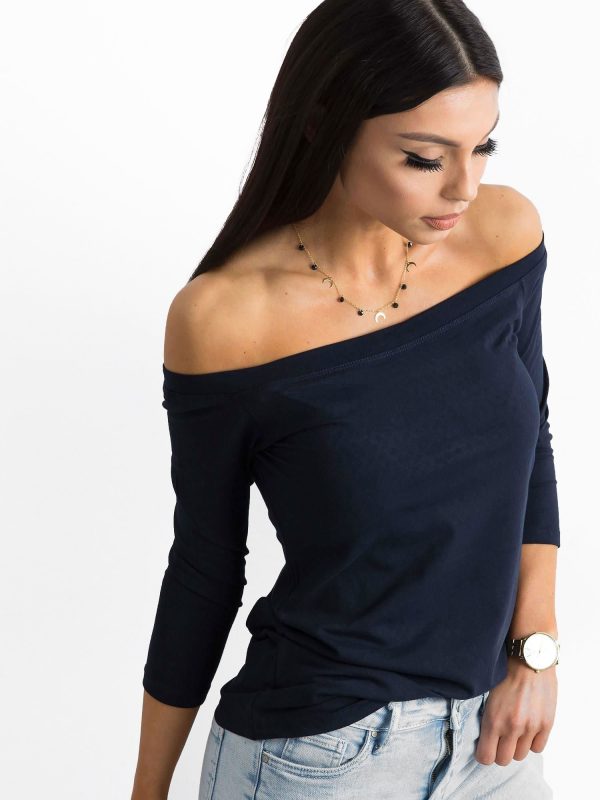 Wholesale Navy Blue Blouse Live