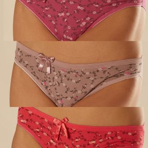 Wholesale Women's Floral Briefs 3-Pack